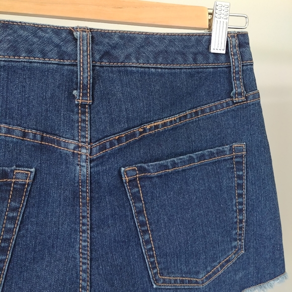 Wild Fable High Rise Jean Shorts Blue Size 4 - Picture 9 of 13